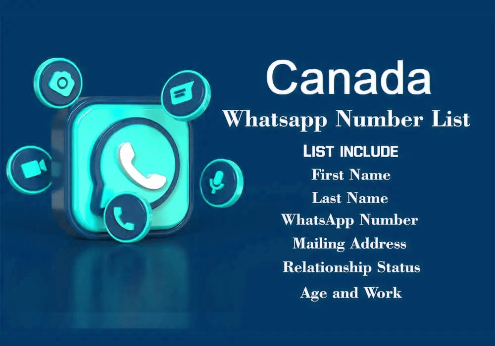 Canada WhatsApp Number Data