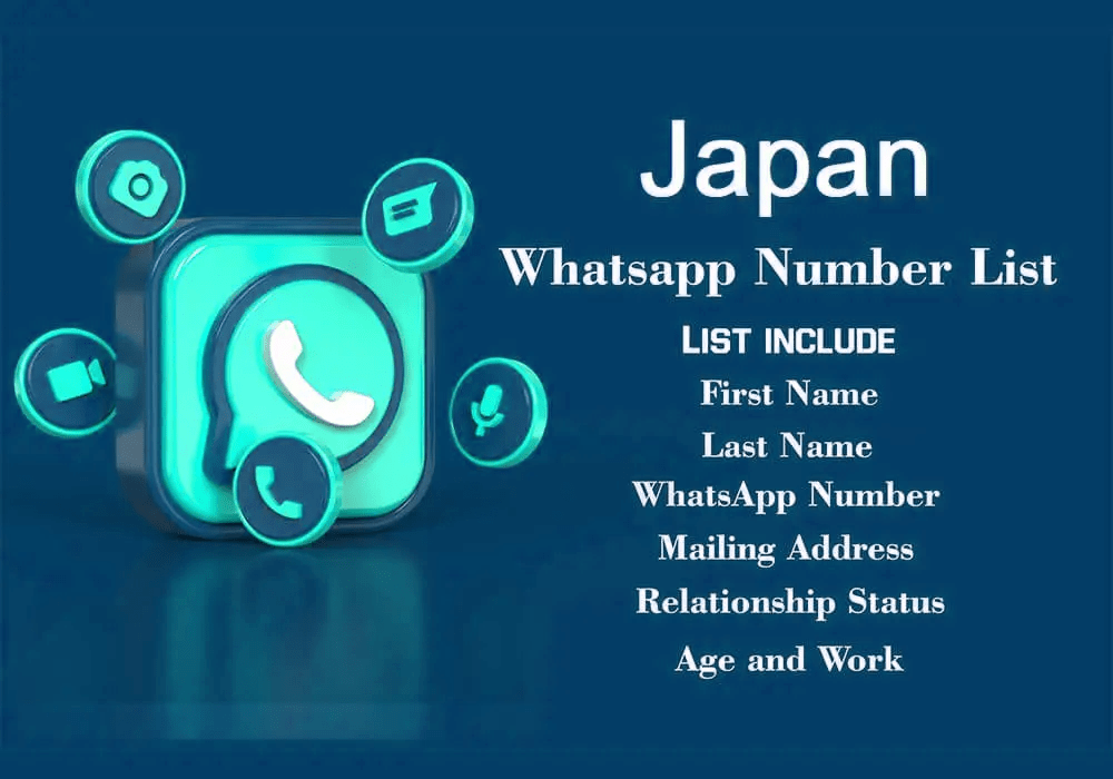 Japan WhatsApp Number Data