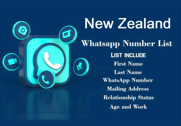 New Zealand WhatsApp number data