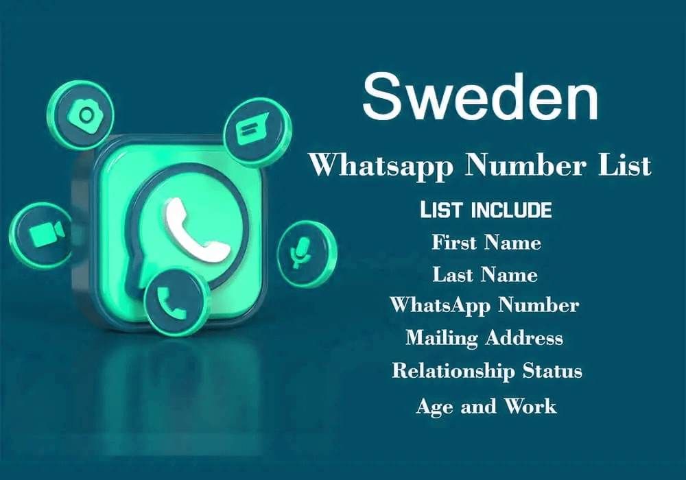 Sweden WhatsApp Number Data